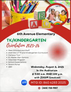 Wednesday, August 6, 2025 @ 9am or 1pm